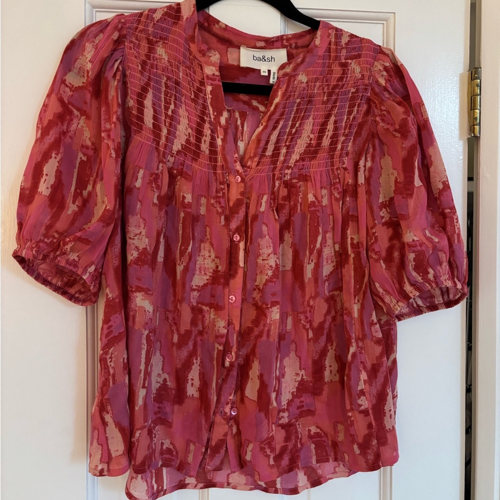 Ba&Sh Pink Blouse